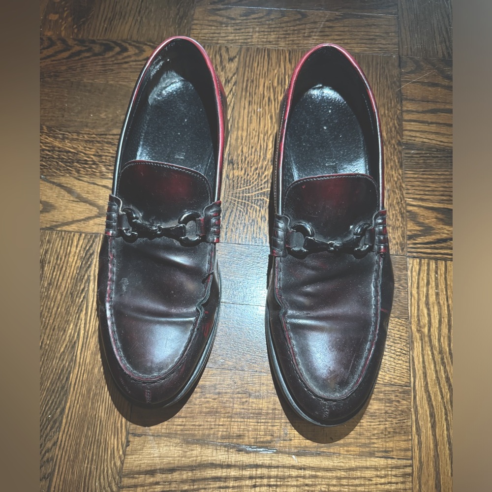 Kenneth Cole Burgundy Leather Size 10.5